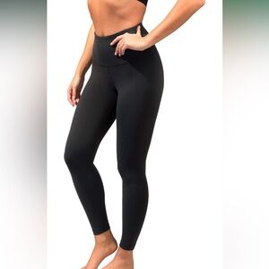 90 Degree By Reflex Ankle Length High Waist Leggings, Black, medium, NWT